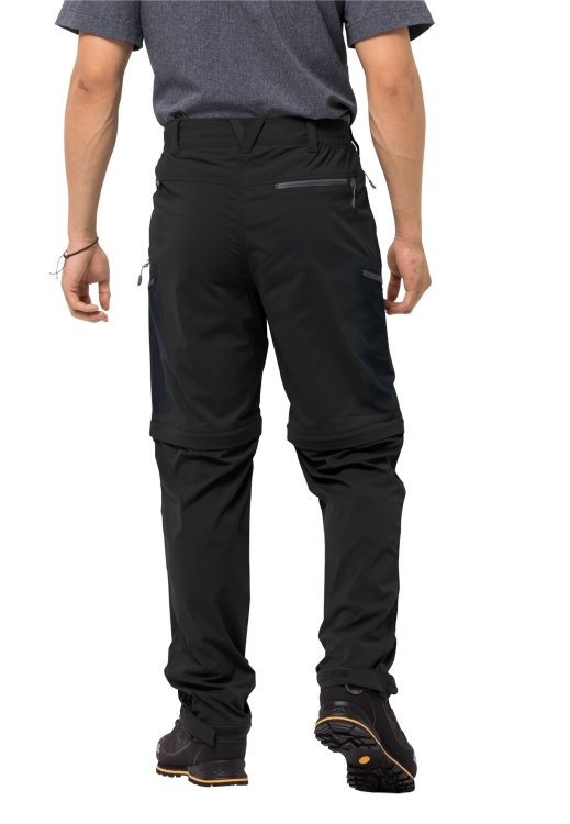 Activate Light Zip Off Men Brand Jack Wolfskin Black Original