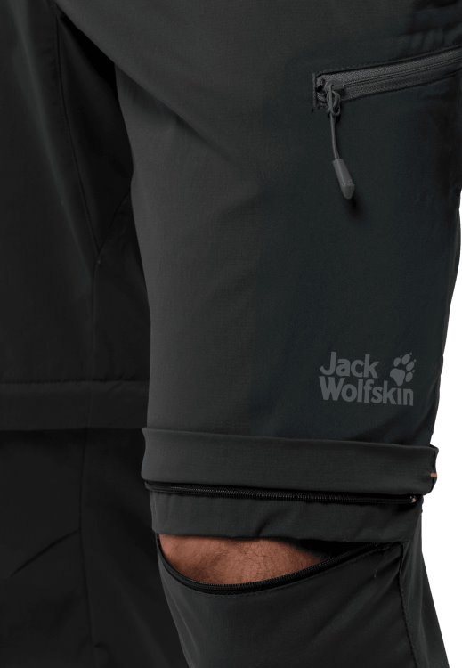 Activate Light Zip Off Men Brand Jack Wolfskin Black Original