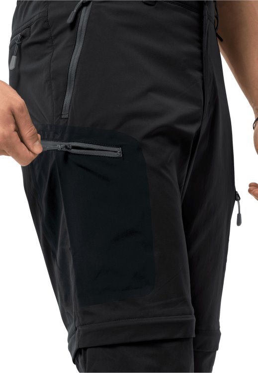 Activate Light Zip Off Men Brand Jack Wolfskin Black Original