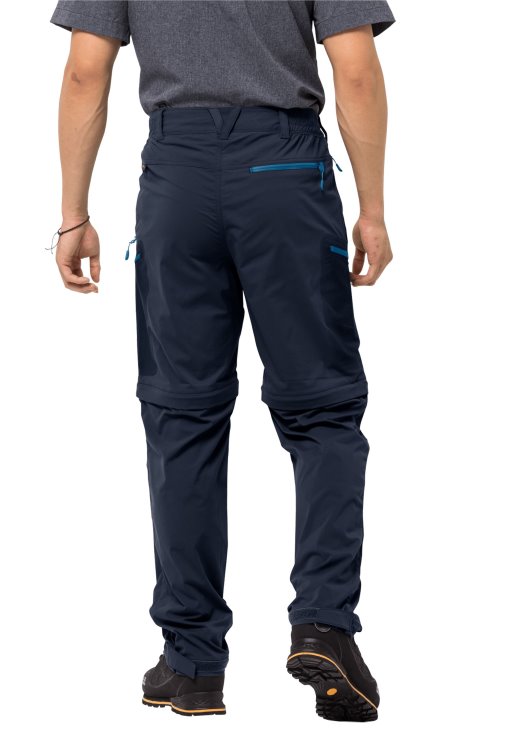 Activate Light Zip Off Men Fashion Brand Jack Wolfskin Night Blue