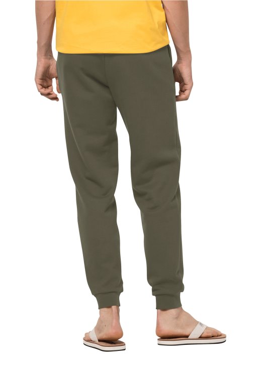 Best Dusty Olive Brand Jack Wolfskin Essential Sweat Pants M