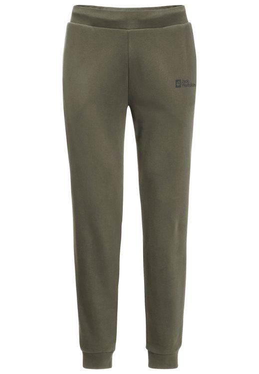 Best Dusty Olive Brand Jack Wolfskin Essential Sweat Pants M