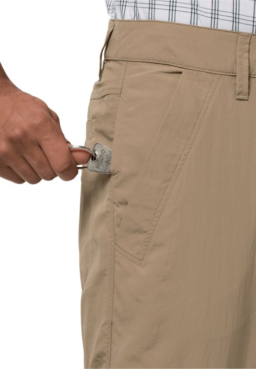 Desert Valley Pants Men Sand Dune Brand Brand Jack Wolfskin