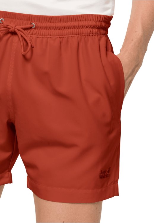 Bay Swim Short M Hot Brand Jack Wolfskin Mexican Pepper