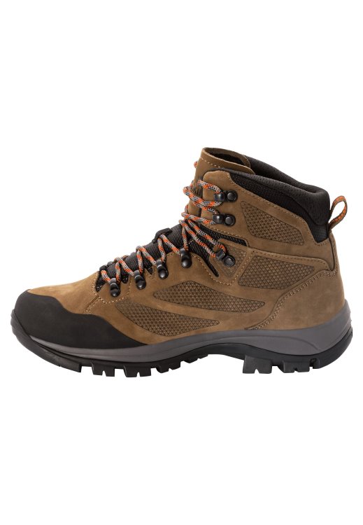 Rebellion Texapore Mid M Brown-Red Brand Jack Wolfskin Hot
