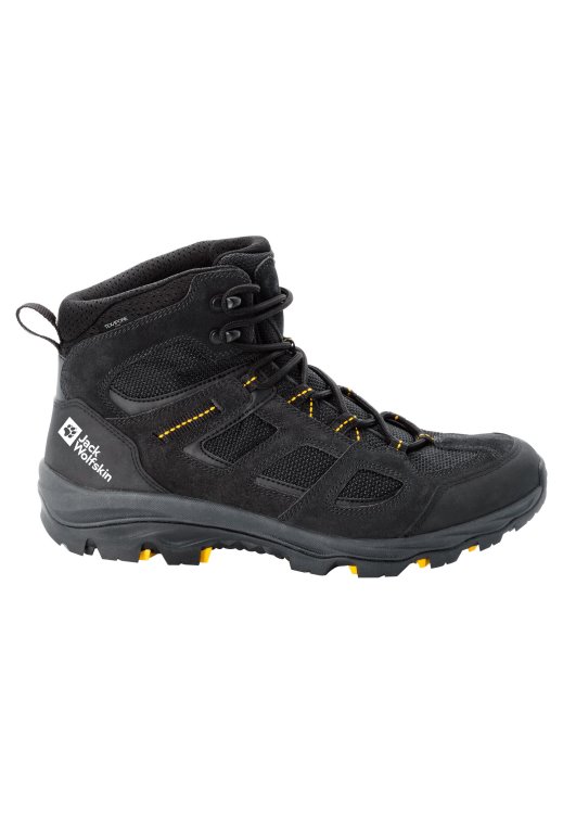 Black-Burly Yellow Xt Brand Jack Wolfskin Vojo 3 Texapore Mid M Hot