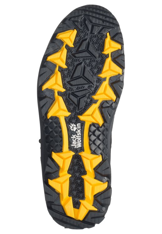 Black-Burly Yellow Xt Brand Jack Wolfskin Vojo 3 Texapore Mid M Hot