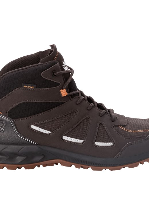 Espresso-Dark Red New Woodland 2 Texapore Mid M Brand Jack Wolfskin