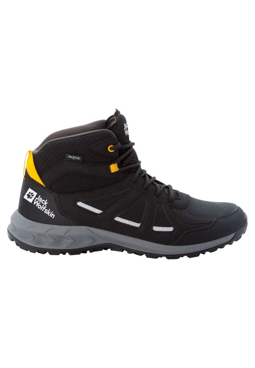 Original Black-Burly Yellow Xt Woodland 2 Texapore Mid M Brand Jack Wolfskin
