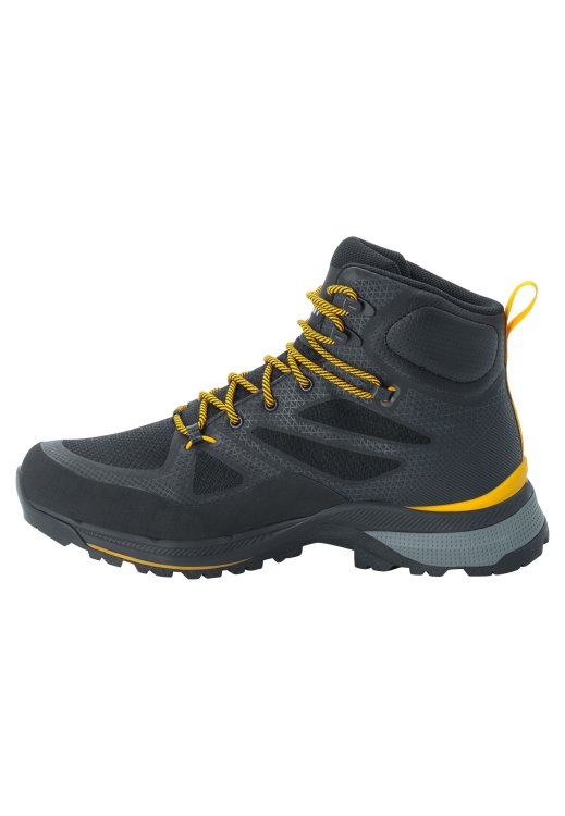 Black-Burly Yellow Xt Brand Jack Wolfskin Best Force Striker Texapore Mid M