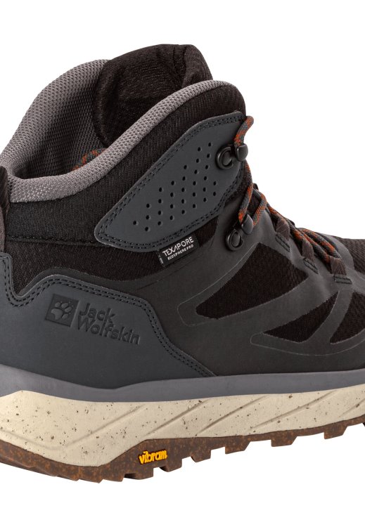 Phantom-Grey Fashion Brand Jack Wolfskin Terraventure Texapore Mid M