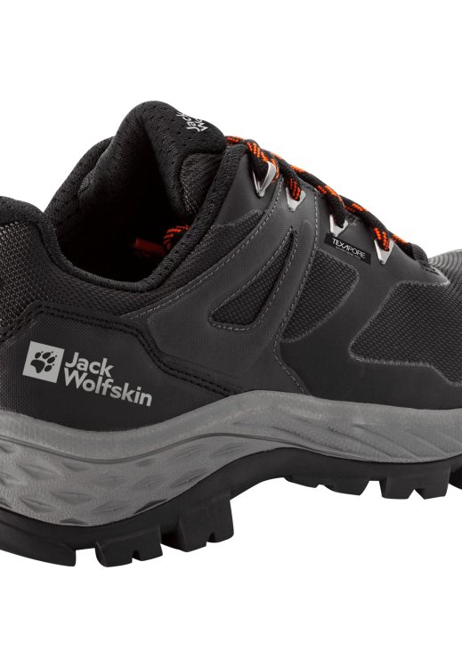 Rebellion Guide Texapore Low M Origin Brand Jack Wolfskin Black-Orange