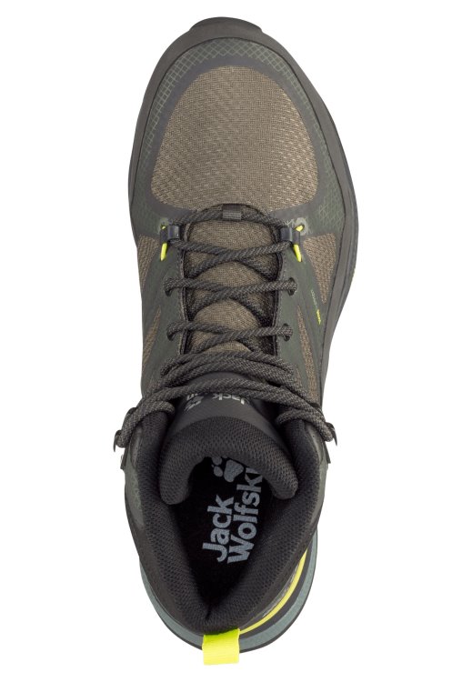 Brand Jack Wolfskin Force Striker Texapore Mid M New Lime-Dark Green