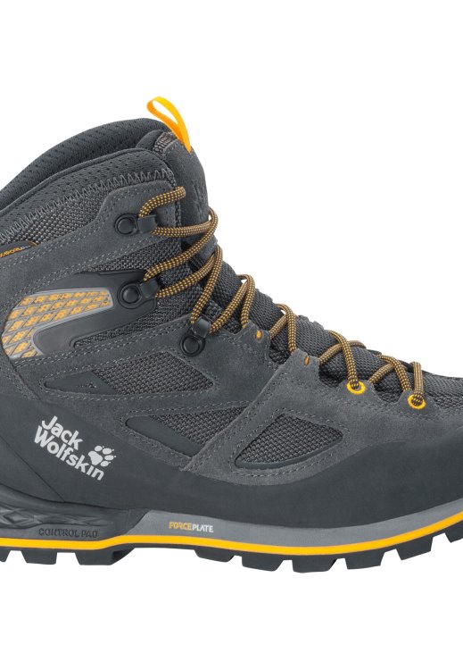 Brand Jack Wolfskin Black-Burly Yellow Xt Original Force Crest Texapore Mid M