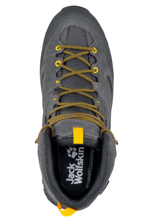 Brand Jack Wolfskin Black-Burly Yellow Xt Original Force Crest Texapore Mid M