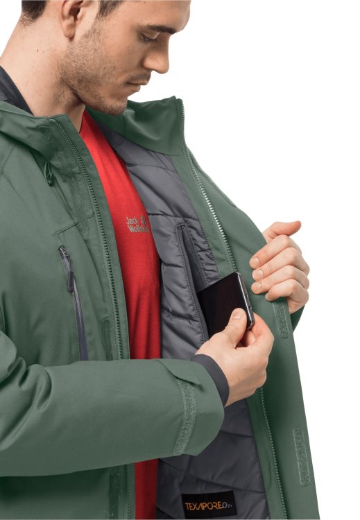 Hedge Green Brand Troposphere Ins Jacket M Brand Jack Wolfskin