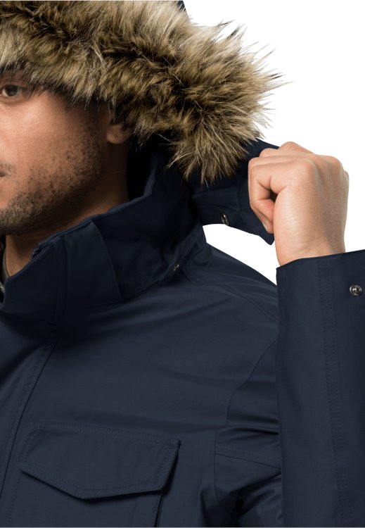 Night Blue Winterfrost Down Parka M Brand Jack Wolfskin