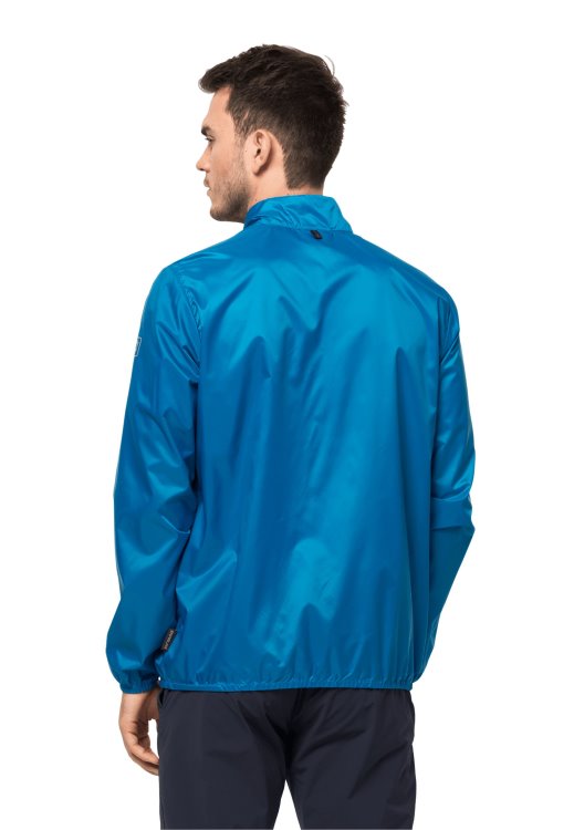 Collection Brand Jack Wolfskin Blue Pacific Pack & Go Windshell M