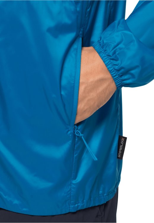 Collection Brand Jack Wolfskin Blue Pacific Pack & Go Windshell M