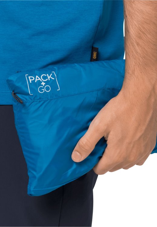 Collection Brand Jack Wolfskin Blue Pacific Pack & Go Windshell M