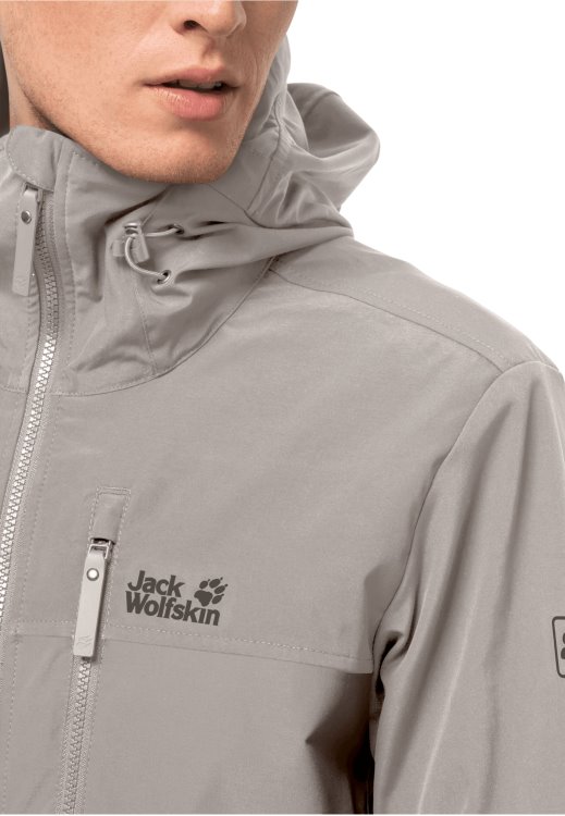 Desert Wind Jacket M New Ash Grey Brand Jack Wolfskin