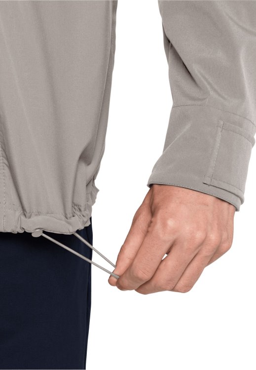 Desert Wind Jacket M New Ash Grey Brand Jack Wolfskin