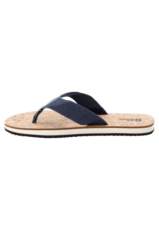 Blue-Cork Ecostride 2 Slipper M Brand Jack Wolfskin New