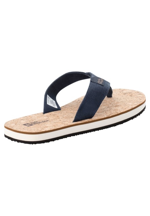 Blue-Cork Ecostride 2 Slipper M Brand Jack Wolfskin New