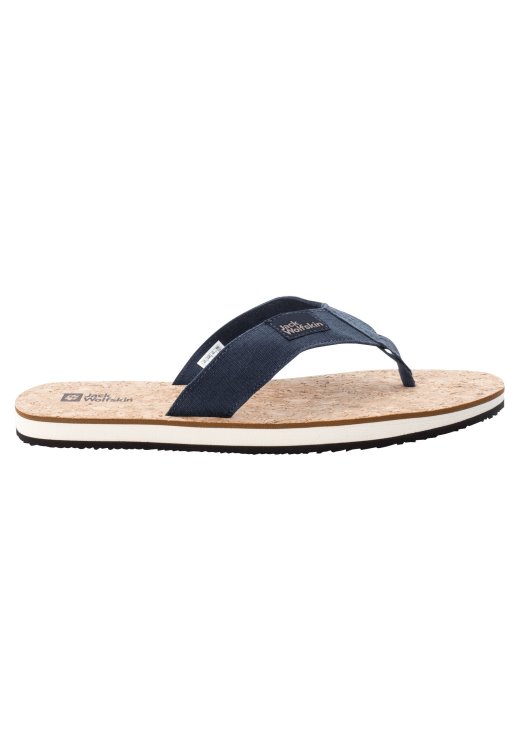 Blue-Cork Ecostride 2 Slipper M Brand Jack Wolfskin New