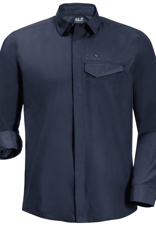 Brand Brand Jack Wolfskin Night Blue Lakeside Roll-up Shirt M