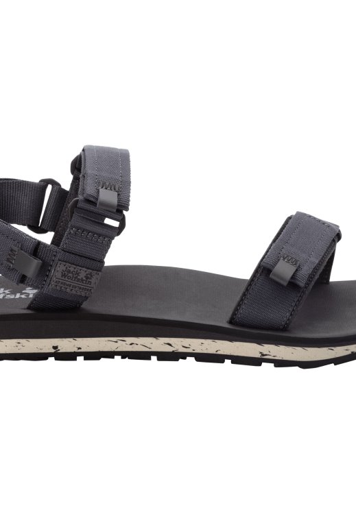 Original Grey-Black Brand Jack Wolfskin Outfresh Sandal M