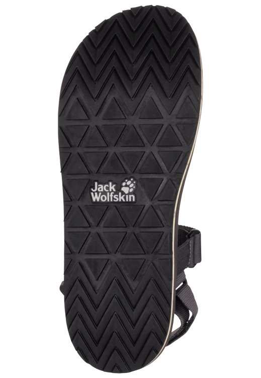 Original Grey-Black Brand Jack Wolfskin Outfresh Sandal M