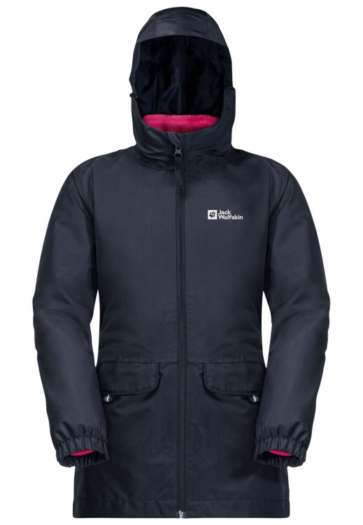 Night Blue Brand Jack Wolfskin Velvy 3in1 Jacket G Fashion