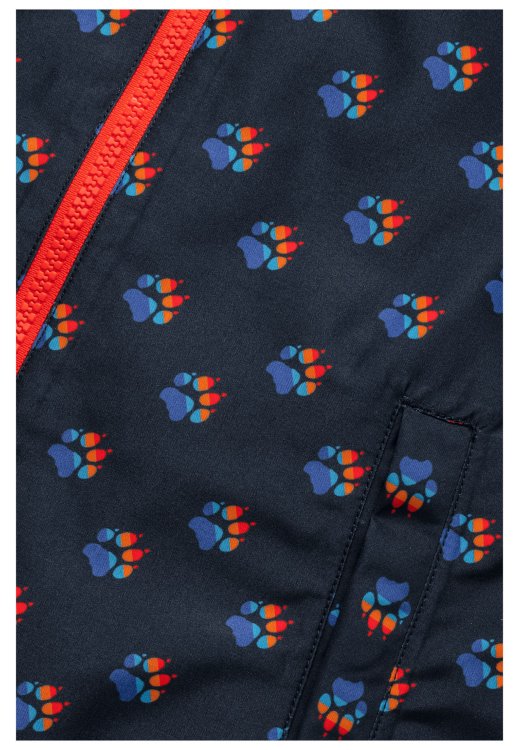 Rainbow Paw Jacket K Brand Jack Wolfskin Night Blue All Over Collections