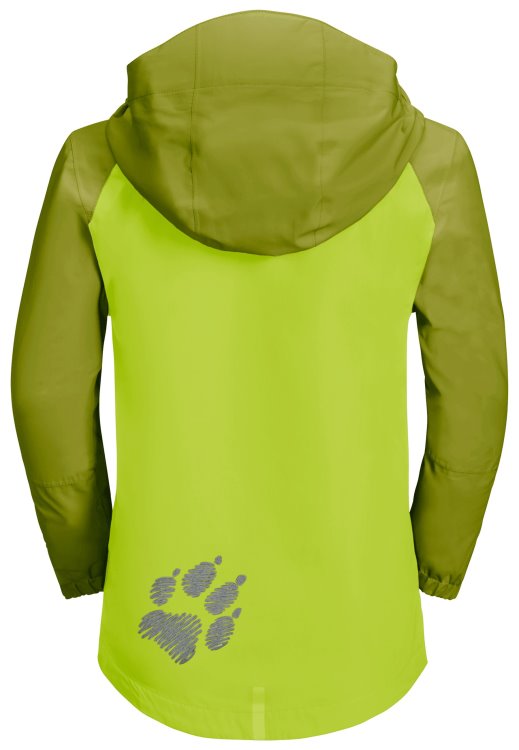Tucan Jacket Kids Best Lime Brand Jack Wolfskin