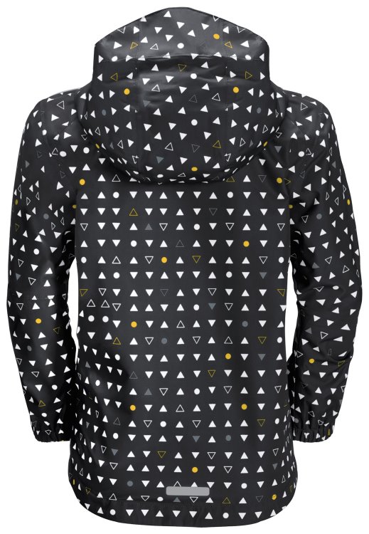 Brand Jack Wolfskin Collection Tucan Dotted Jacket Kids Black All Over