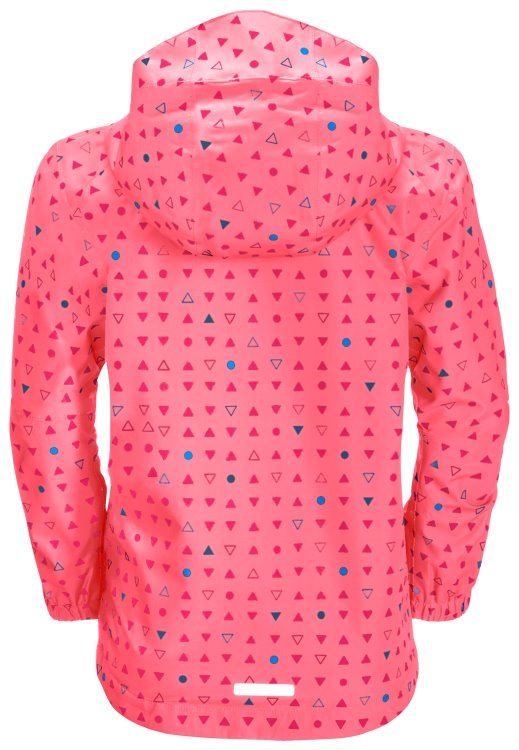 Brand Jack Wolfskin Origins Pink Lemonade All Over Tucan Dotted Jacket Kids