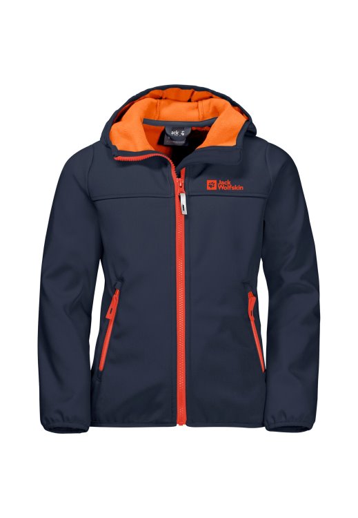 Fourwinds Jacket Kids Brand Jack Wolfskin Night Blue-Orange Collection