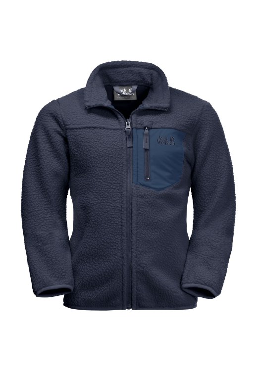 Collections Night Blue Ice Curl Jacket K Brand Jack Wolfskin