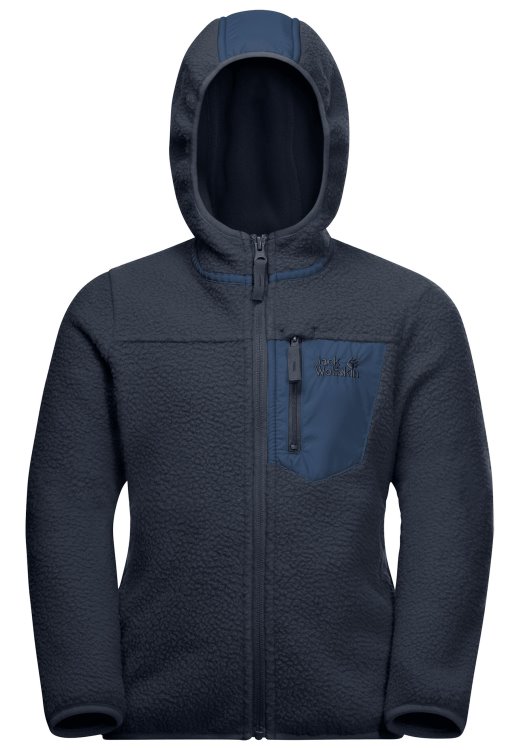 New Ice Curl Hood Jacket K Brand Jack Wolfskin Night Blue