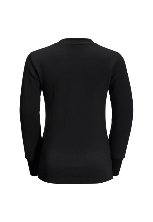 Essential Crewneck K Brand Jack Wolfskin Hot Black