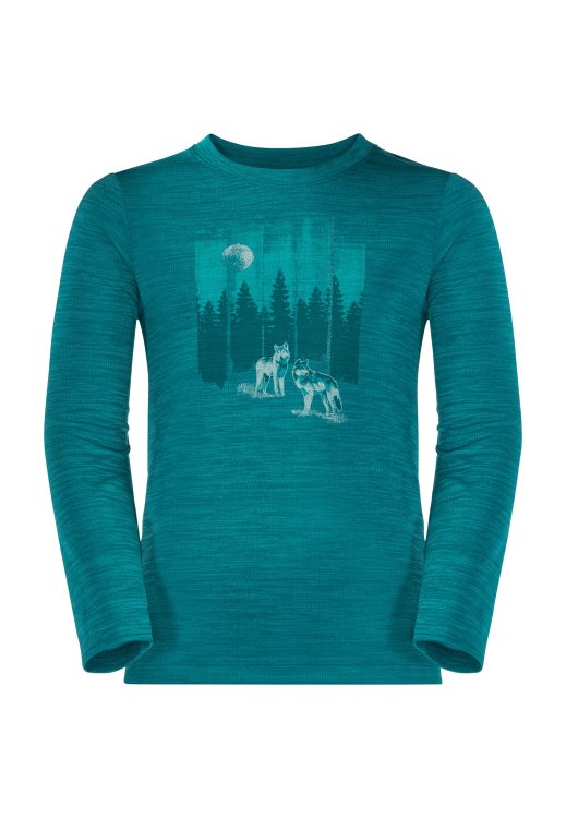 Bay Blue Brand Jack Wolfskin Hot Vargen Longsleeve K