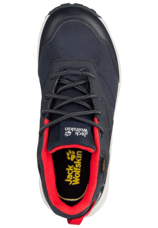 Best Woodland Texapore Low K Brand Jack Wolfskin Night Blue-Red