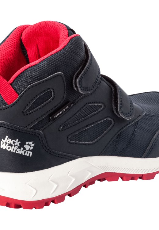 Woodland Texapore Mid Vc K Dark Blue-Pink Brand Jack Wolfskin