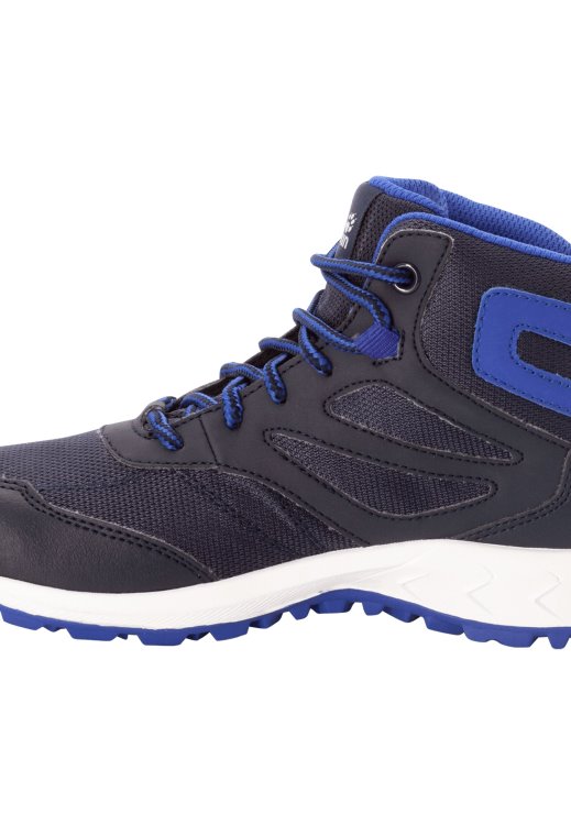 Woodland Texapore Mid K Best Night Blue-Red Brand Jack Wolfskin