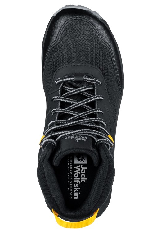 Brand Jack Wolfskin Collections Black-Burly Yellow Xt Woodland Texapore Mid K