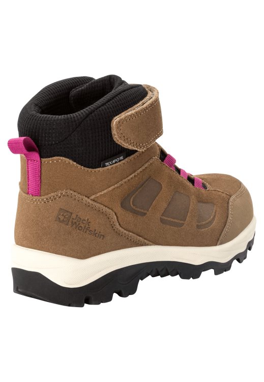 Brand Jack Wolfskin Vojo Lt Texapore Mid K Brown-Pink Origin
