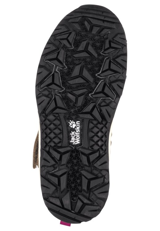 Brand Jack Wolfskin Vojo Lt Texapore Mid K Brown-Pink Origin