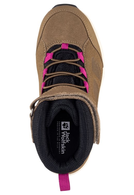 Brand Jack Wolfskin Vojo Lt Texapore Mid K Brown-Pink Origin