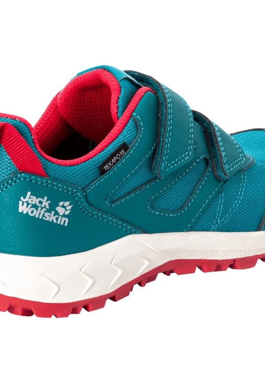 Turquise-Pink Brand Jack Wolfskin Woodland Texapore Low Vc K